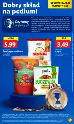 Gazetka promocyjna Lidl - GAZETKA - Gazetka - ważna od 18.05 do 18.05.2024 - strona 25 - produkty: Hummus, Por, Mus, Zupa, Chipsy, Portal, Laur, Bazyl, Dania gotowe