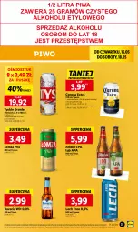 Gazetka promocyjna Lidl - GAZETKA - Gazetka - ważna od 18.05 do 18.05.2024 - strona 39 - produkty: Piwo, Tyskie, Corona Extra