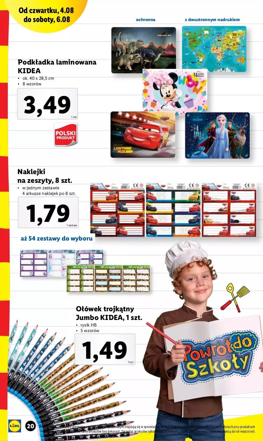 Gazetka promocyjna Lidl - GAZETKA - ważna 01.08 do 06.08.2022 - strona 20 - produkty: Klej, Podkład, Podkładka