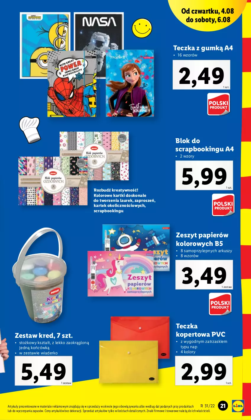 Gazetka promocyjna Lidl - GAZETKA - ważna 01.08 do 06.08.2022 - strona 21 - produkty: Laur, Mop, Papier