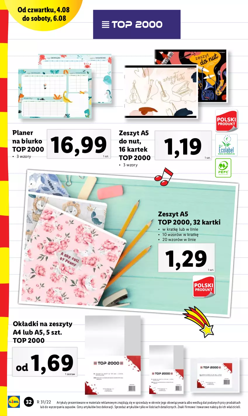 Gazetka promocyjna Lidl - GAZETKA - ważna 01.08 do 06.08.2022 - strona 32 - produkty: Biurko, Top