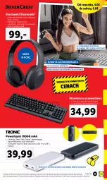 Gazetka promocyjna Lidl - GAZETKA - Gazetka - ważna od 06.08 do 06.08.2022 - strona 39 - produkty: Przewód, Słuchawki, Klawiatura, Mikrofon, Kabel USB, Słuchawki bluetooth, Powerbank, Fa