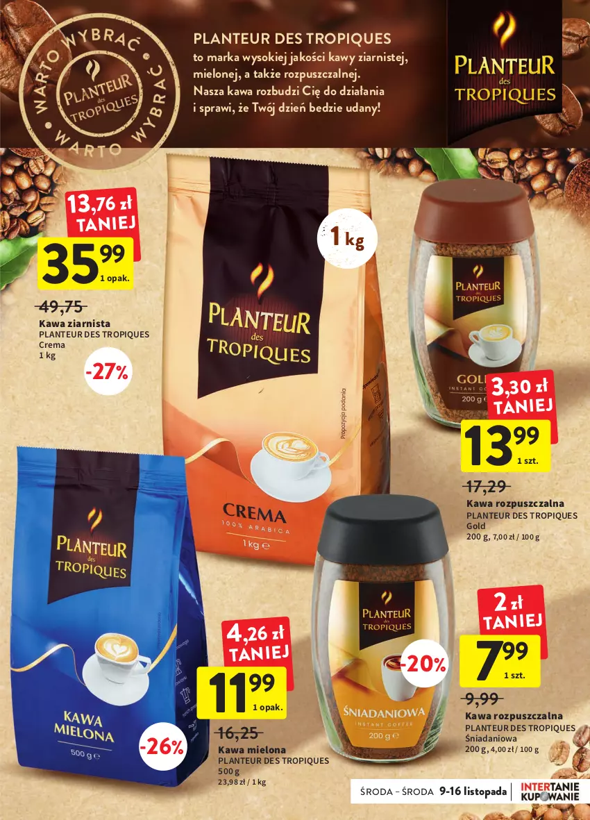 Gazetka promocyjna Intermarche - Gazetka Intermarche - ważna 09.11 do 15.11.2022 - strona 25 - produkty: Danio, Kawa, Kawa mielona, Kawa rozpuszczalna, Kawa ziarnista, Sok, Top