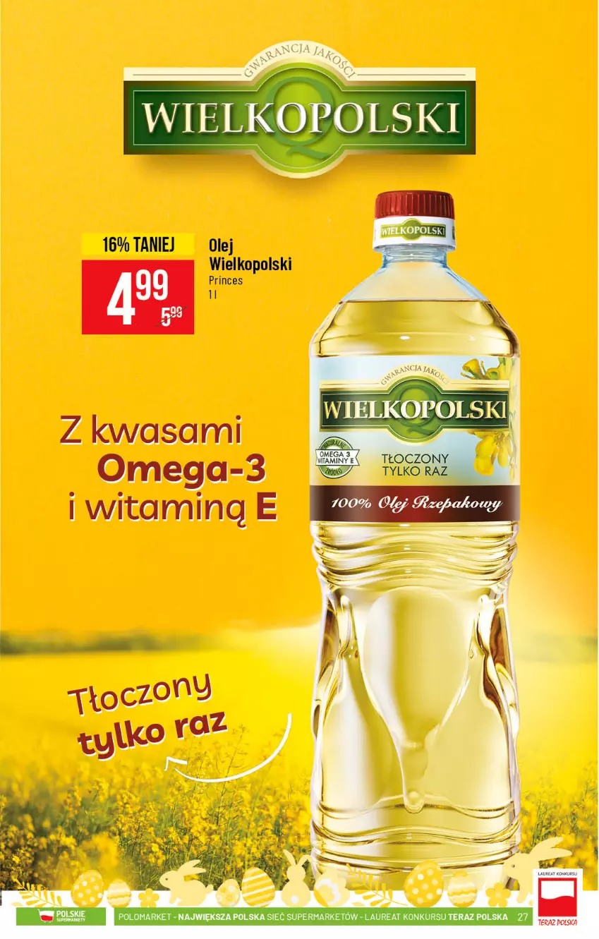 Gazetka promocyjna PoloMarket - Gazetka promocyjna  r - ważna 24.03 do 30.03.2021 - strona 27 - produkty: Olej, Omega-3, Wasa