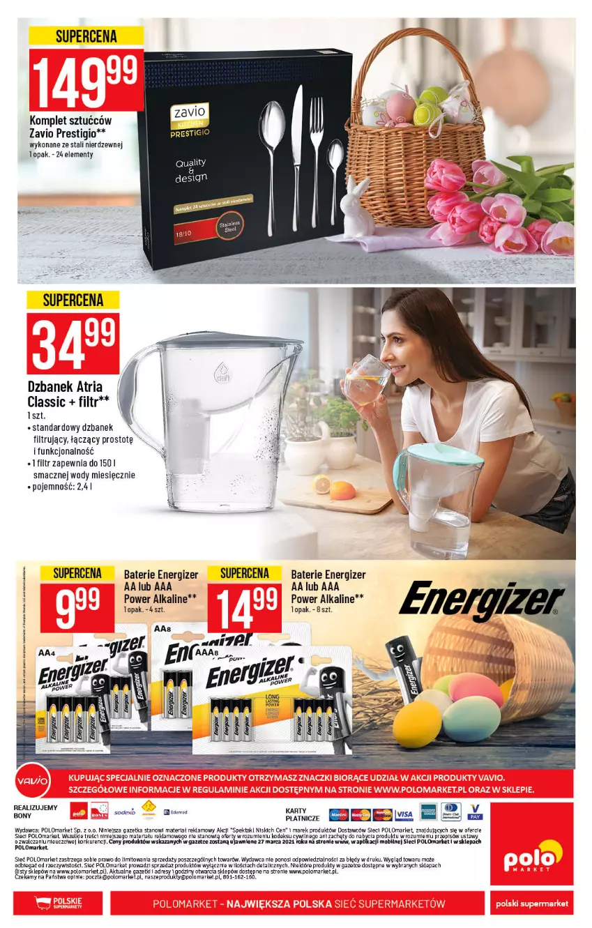 Gazetka promocyjna PoloMarket - Gazetka promocyjna  r - ważna 24.03 do 30.03.2021 - strona 61 - produkty: Dzbanek, Energizer, Mobil