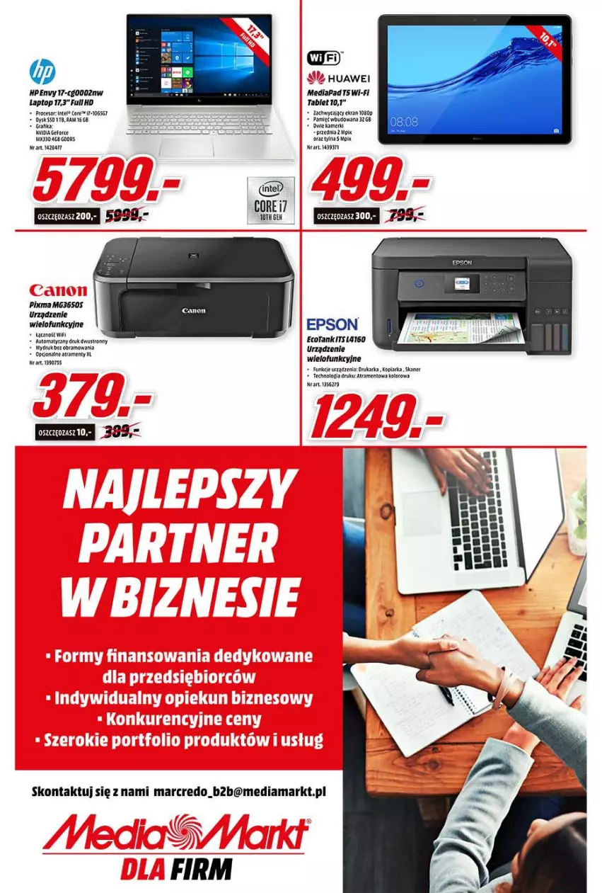 Gazetka promocyjna Media Markt - Gazetka Media Markt - ważna 09.09 do 14.09.2021 - strona 5 - produkty: Gra, Grafika, HP, Huawei, Intel, Procesor, Skaner, Tablet, Top