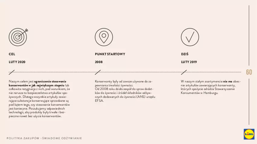 Gazetka promocyjna Lidl - Polityka zakupów - ważna 01.01.2019 do 31.12.2030 - strona 60 - produkty: Gra, Piec, Ser, Top