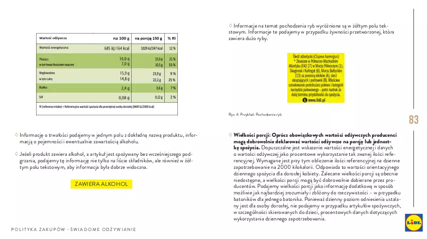 Gazetka promocyjna Lidl - Polityka zakupów - ważna 01.01.2019 do 31.12.2030 - strona 83 - produkty: Baton, Dzieci, Por, Tonik