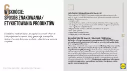 Gazetka promocyjna Lidl - Polityka zakupów - Gazetka - ważna od 31.12 do 31.12.2030 - strona 82 - produkty: Por, O nas, Dres