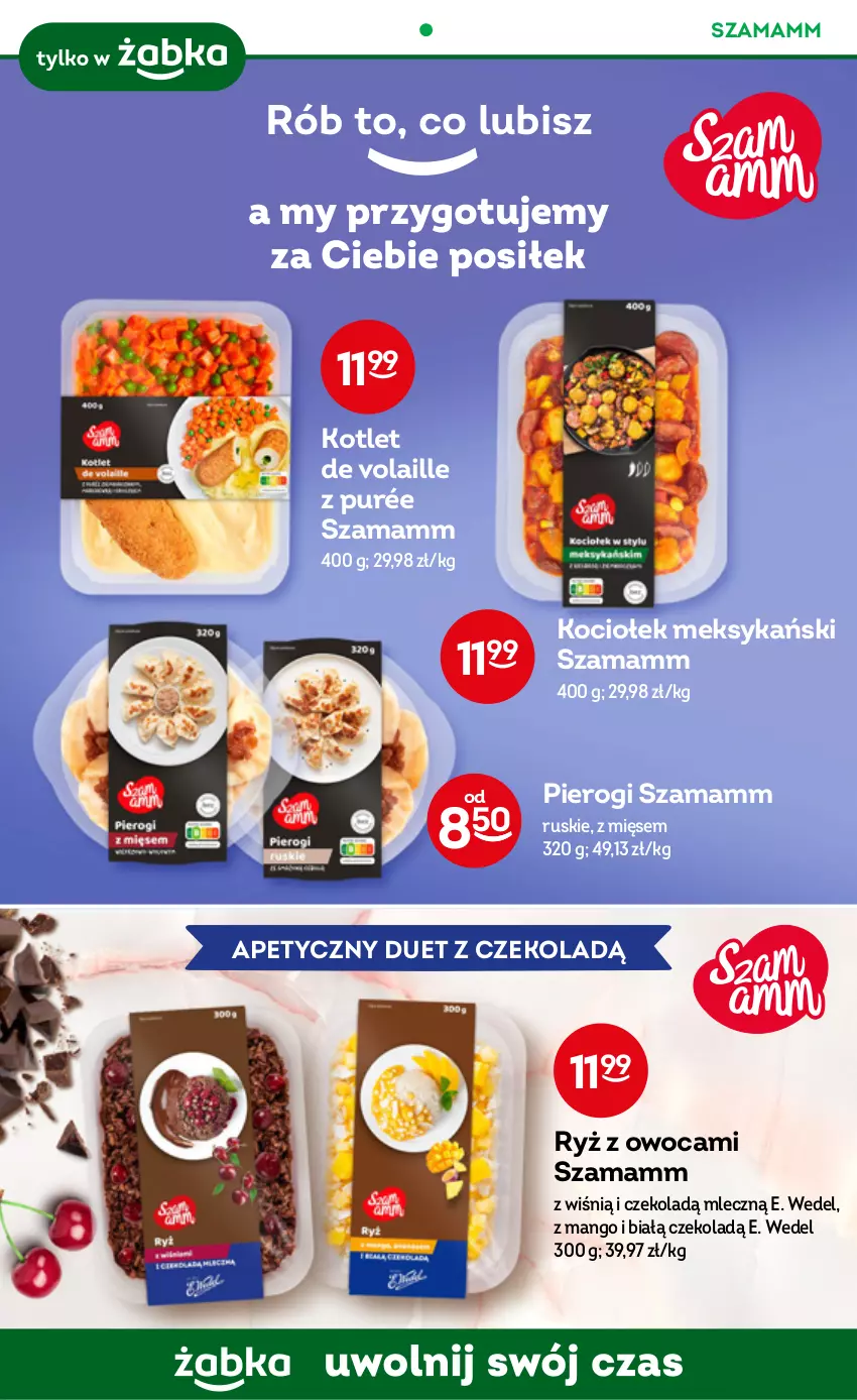 Gazetka promocyjna Żabka - ważna 15.02 do 21.02.2023 - strona 10 - produkty: E. Wedel, Koc, Kotlet, Mango, Pierogi, Pur, Ryż