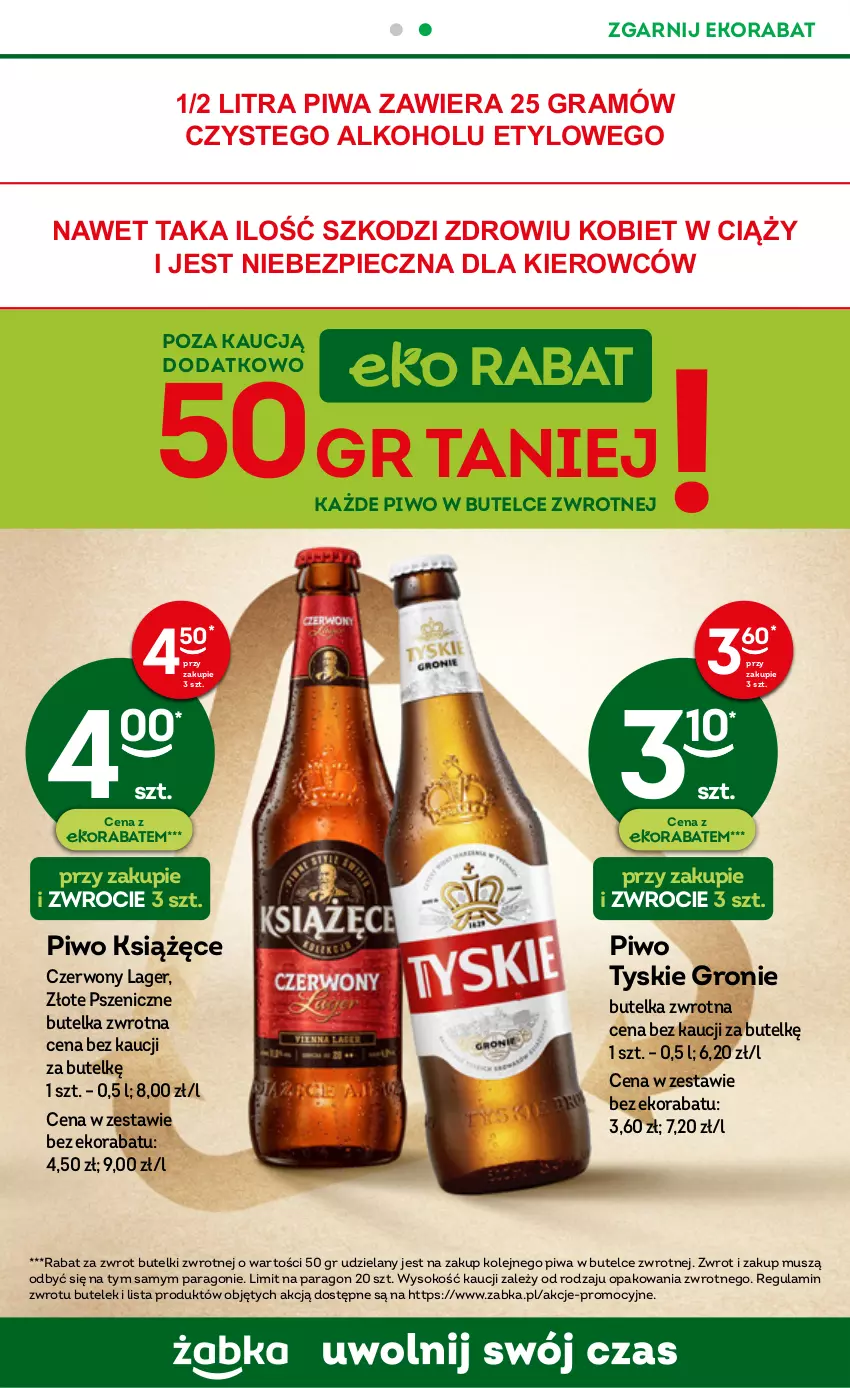 Gazetka promocyjna Żabka - ważna 15.02 do 21.02.2023 - strona 19 - produkty: Gra, Książęce, Mus, Olej, Piec, Piwa, Piwo, Sok, Tyskie