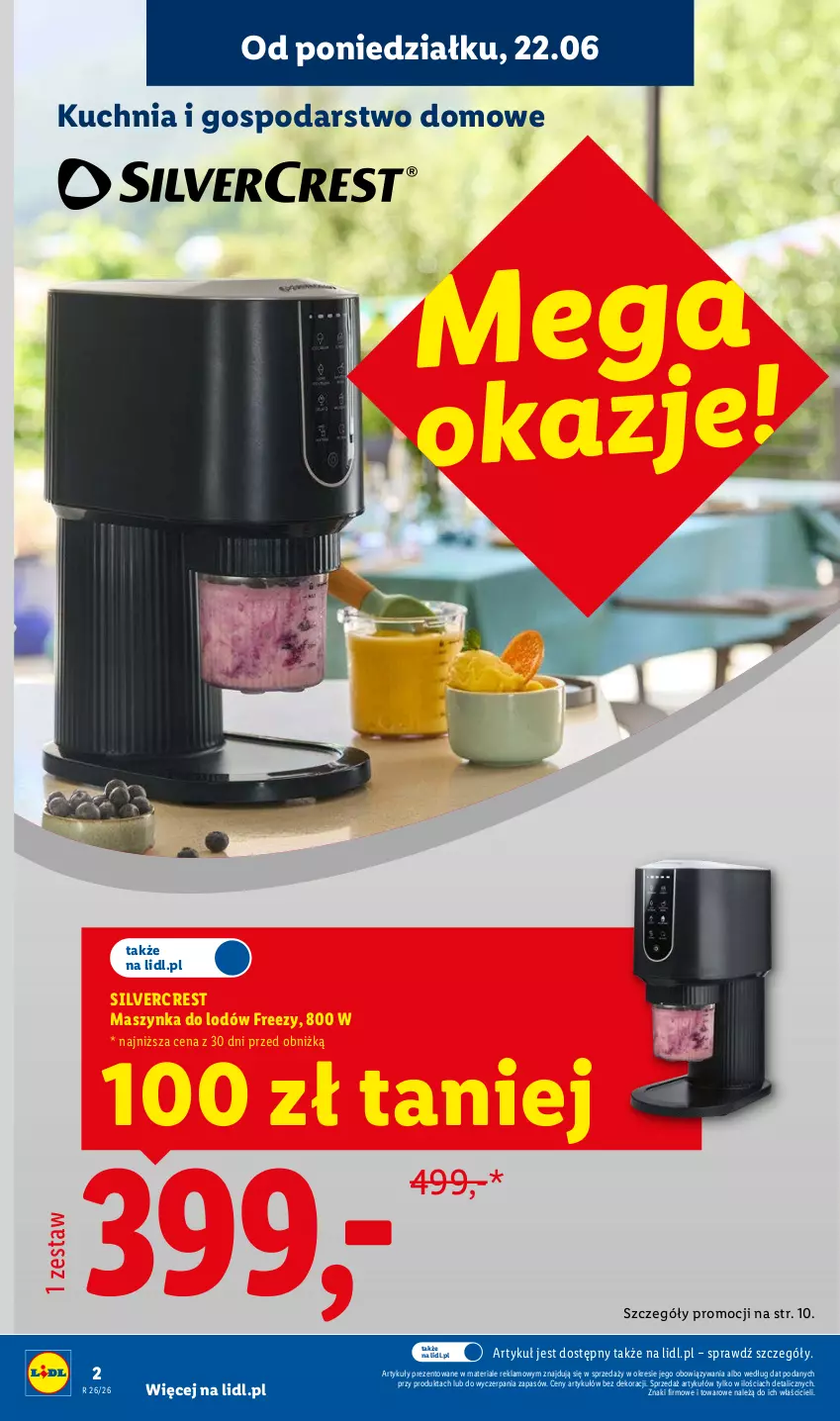 Gazetka promocyjna Lidl - Katalog ważny od 22.06 - ważna 22.06 do 27.06.2026 - strona 2 - produkty: Kuchnia, Maszynka, Silvercrest, Szynka