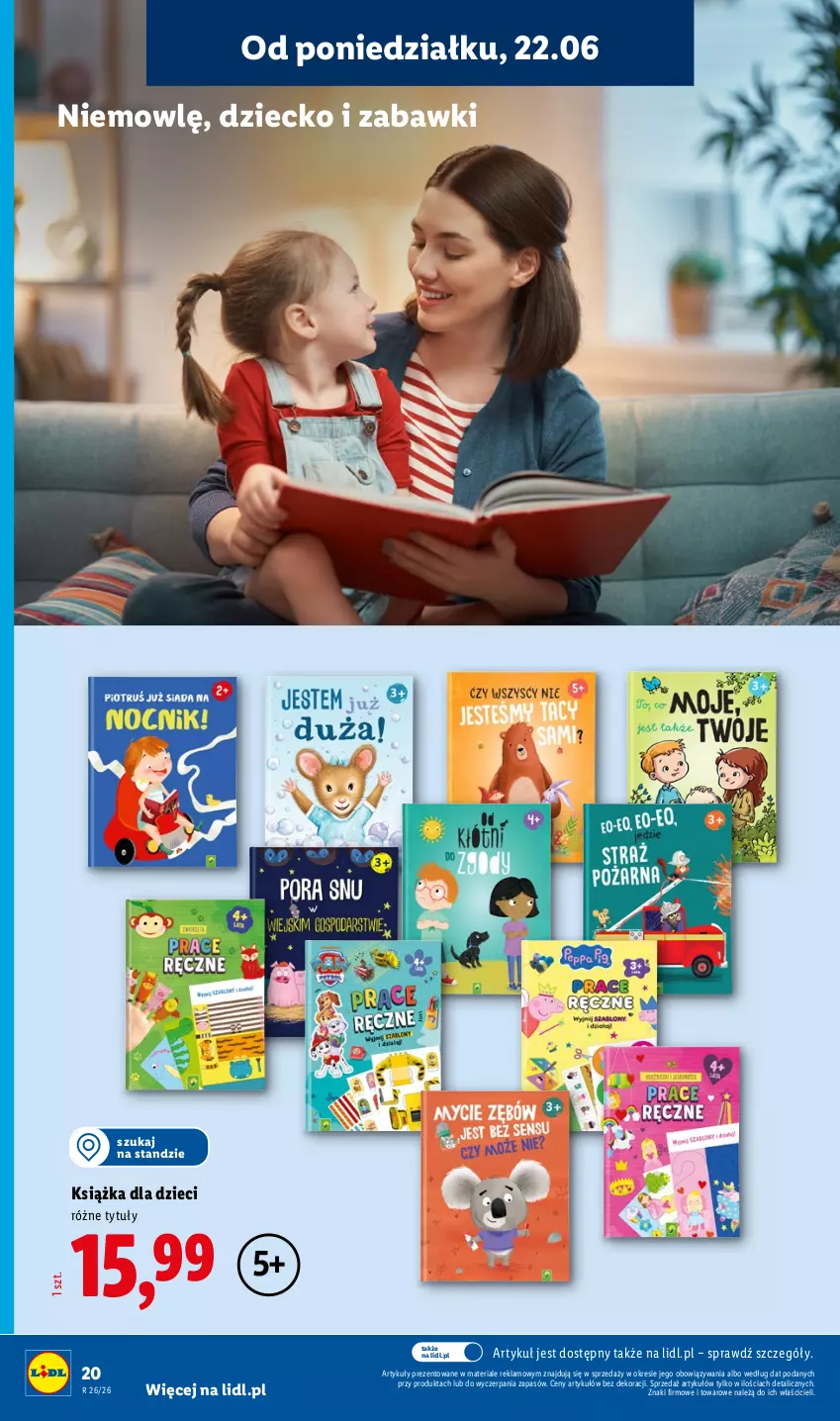 Gazetka promocyjna Lidl - Katalog ważny od 22.06 - ważna 22.06 do 27.06.2026 - strona 24 - produkty: Dzieci, Książka