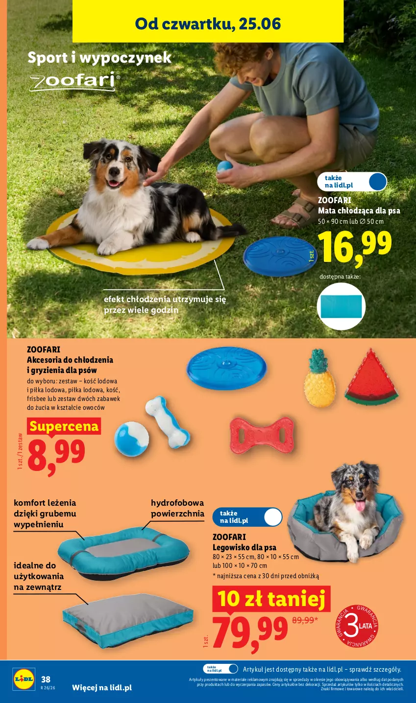 Gazetka promocyjna Lidl - Katalog ważny od 22.06 - ważna 22.06 do 27.06.2026 - strona 44 - produkty: Fa, Gry, LEGO, Legowisko, Mata chłodząca, Por, Sport