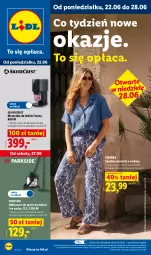 Gazetka promocyjna Lidl - Katalog ważny od 22.06 - Gazetka - ważna od 27.06 do 27.06.2026 - strona 1 - produkty: Parkside, Silvercrest, Odkurzacz, Gra, Szynka, Maszynka, Spodnie, Grafika