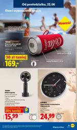 Gazetka promocyjna Lidl - Katalog ważny od 22.06 - Gazetka - ważna od 27.06 do 27.06.2026 - strona 17 - produkty: Ivar, Przewód, Termometr, Głośnik, Głośnik bluetooth, Zegar, Akumulator