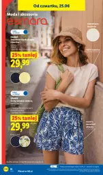 Gazetka promocyjna Lidl - Katalog ważny od 22.06 - Gazetka - ważna od 27.06 do 27.06.2026 - strona 30 - produkty: Sweter, Sok, Gra, Szorty, Moda, Grafika