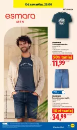 Gazetka promocyjna Lidl - Katalog ważny od 22.06 - Gazetka - ważna od 27.06 do 27.06.2026 - strona 35 - produkty: Gra, Bermudy, T-shirt, Grafika