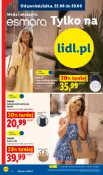 Gazetka promocyjna Lidl - Katalog ważny od 22.06 - Gazetka - ważna od 27.06 do 27.06.2026 - strona 36 - produkty: Torba, Kombinezon, Moda, Sukienka, Tunika