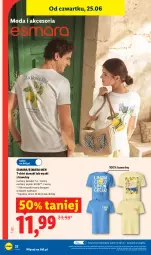 Gazetka promocyjna Lidl - Katalog ważny od 22.06 - Gazetka - ważna od 27.06 do 27.06.2026 - strona 38 - produkty: T-shirt, Moda