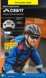 Gazetka promocyjna Lidl - Katalog ważny od 22.06 - Gazetka - ważna od 27.06 do 27.06.2026 - strona 42 - produkty: Sok, Por, Kask, Rower, Sport