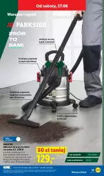 Gazetka promocyjna Lidl - Katalog ważny od 22.06 - Gazetka - ważna od 27.06 do 27.06.2026 - strona 45 - produkty: Parkside, Odkurzacz, Przewód, Papier, Rura, Pojemnik, Uchwyty, Ogród