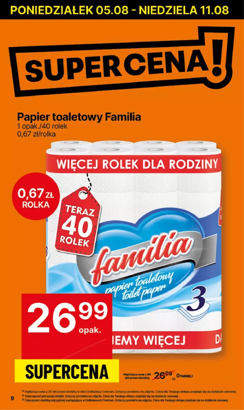 Gazetka promocyjna Delikatesy Centrum - NOWA GAZETKA Delikatesy Centrum od 5 sierpnia! 5-11.08.2024 - ważna 05.08 do 11.08.2024 - strona 9 - produkty: Fa, Kaki, Papier, Papier toaletowy, Rum