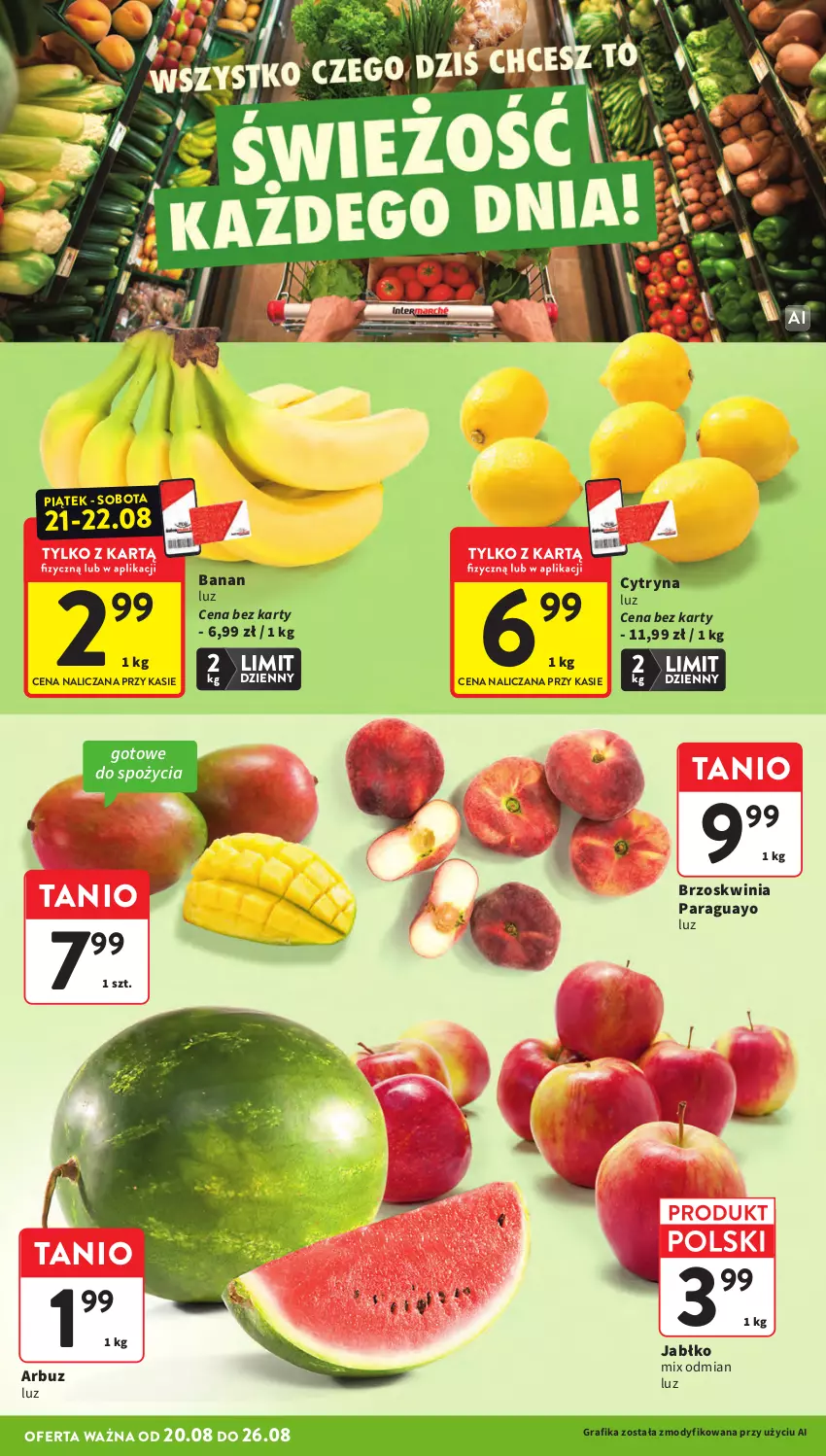 Gazetka promocyjna Intermarche - Gazetka Intermarche - ważna 20.08 do 26.08.2026 - strona 12 - produkty: Arbuz, Gra, Grafika