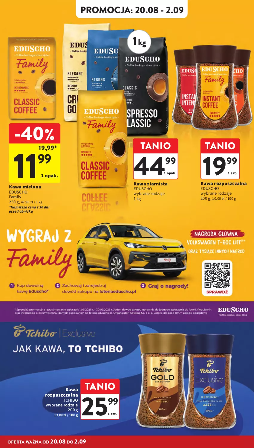 Gazetka promocyjna Intermarche - Gazetka Intermarche - ważna 20.08 do 26.08.2026 - strona 26 - produkty: Fa, Kawa, Kawa mielona, Kawa rozpuszczalna, Kawa ziarnista, Tchibo