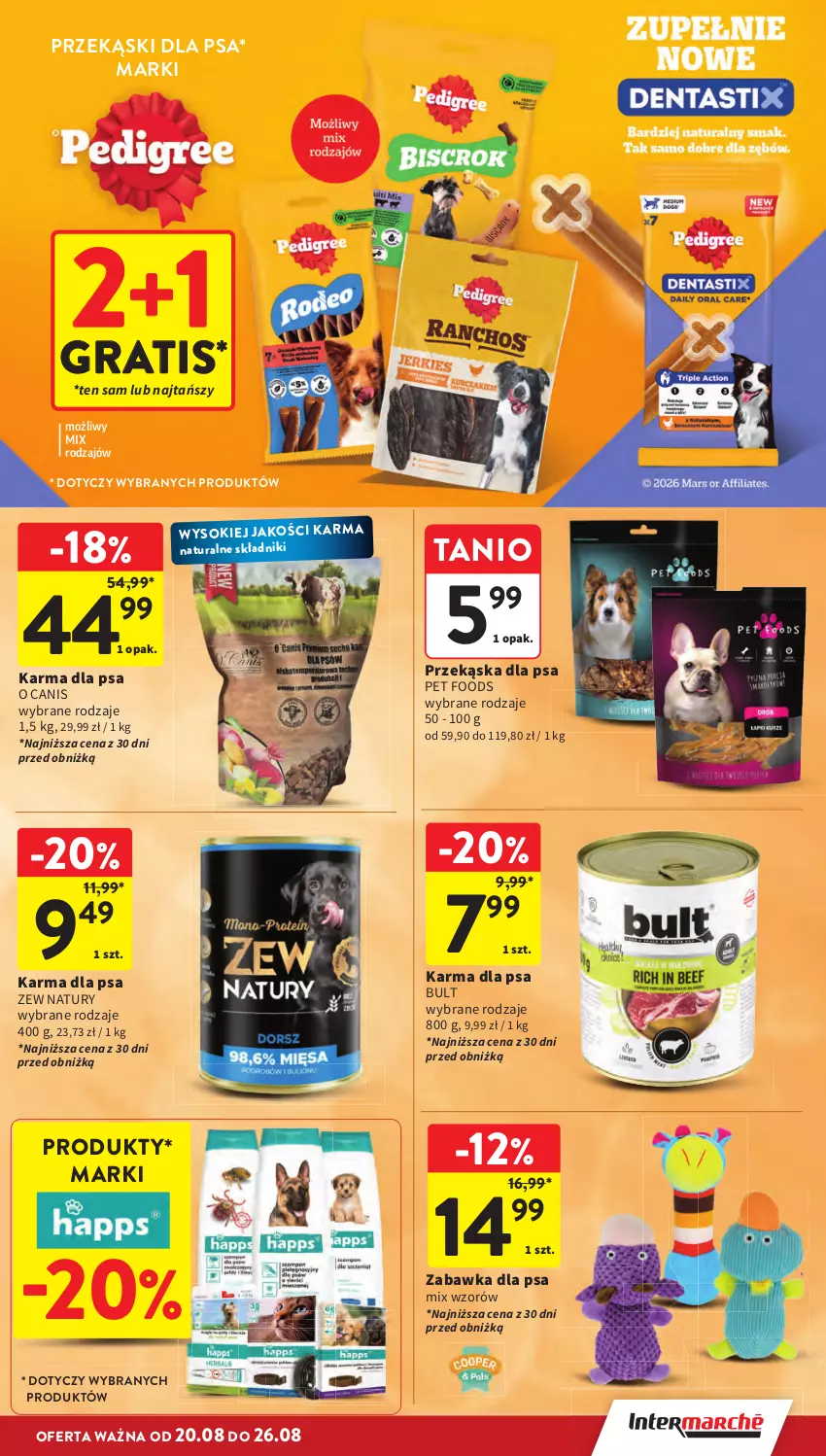 Gazetka promocyjna Intermarche - Gazetka Intermarche - ważna 20.08 do 26.08.2026 - strona 37 - produkty: Gra, Przekąski dla psa, Sok, Zabawka