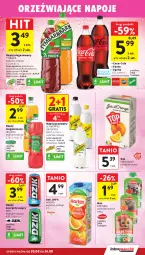 Gazetka promocyjna Intermarche - Gazetka Intermarche - Gazetka - ważna od 26.08 do 26.08.2026 - strona 31 - produkty: Top, Sok, Mus, Gra, Coca-Cola, Fortuna, Schweppes, Hellena, Napój gazowany, Tymbark, Fanta, Napój niegazowany, Sprite, Mango, Napój, Mięta, Hortex, Fa