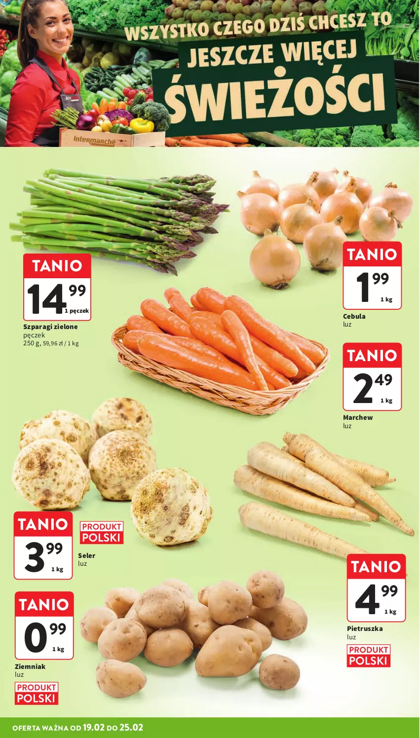 Gazetka promocyjna Intermarche - Gazetka Intermarche - ważna 19.02 do 25.02.2026 - strona 10 - produkty: Cebula, Pietruszka