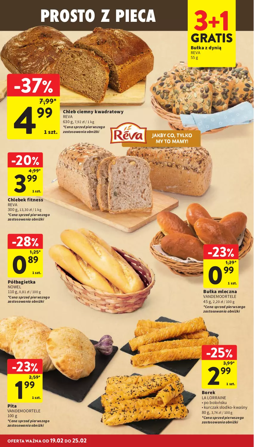 Gazetka promocyjna Intermarche - Gazetka Intermarche - ważna 19.02 do 25.02.2026 - strona 26 - produkty: Bagietka, Bułka, Chleb, Dynią, Gra, Kurczak, Piec, Półbagietka