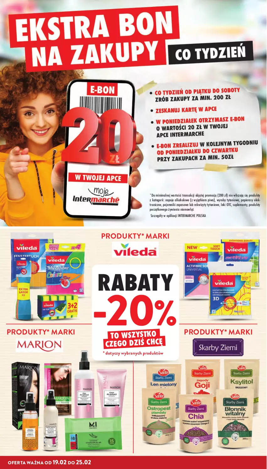 Gazetka promocyjna Intermarche - Gazetka Intermarche - ważna 19.02 do 25.02.2026 - strona 8 - produkty: Napoje, Papier, Piwa, Pojemnik, Tran