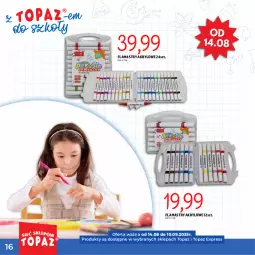 Gazetka promocyjna Topaz - Gazetka - Gazetka - ważna od 10.09 do 10.09.2025 - strona 16 - produkty: Top, Flamastry
