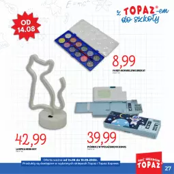 Gazetka promocyjna Topaz - Gazetka - Gazetka - ważna od 10.09 do 10.09.2025 - strona 27 - produkty: Top, Piórnik, Fa