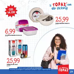 Gazetka promocyjna Topaz - Gazetka - Gazetka - ważna od 10.09 do 10.09.2025 - strona 29 - produkty: Top, Termos, Pojemnik