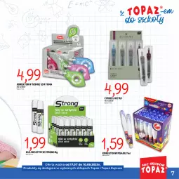Gazetka promocyjna Topaz - Gazetka - Gazetka - ważna od 10.09 do 10.09.2025 - strona 7 - produkty: Top, Klej