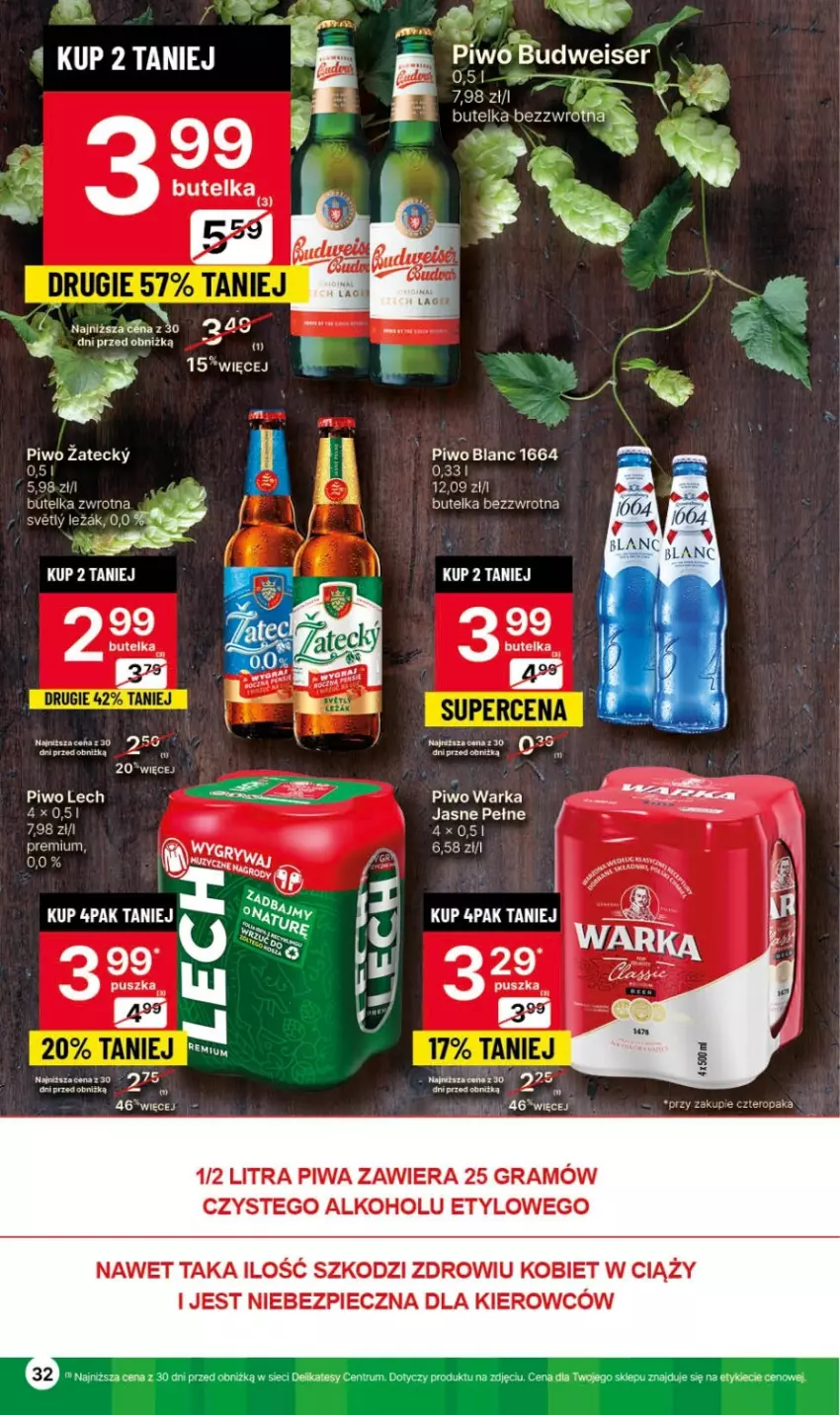 Gazetka promocyjna Delikatesy Centrum - Gazetka DC42 czw-sr - ważna 26.10 do 01.11.2023 - strona 32 - produkty: Gra, Piec, Piwa, Piwo, Rum, Ser, Warka