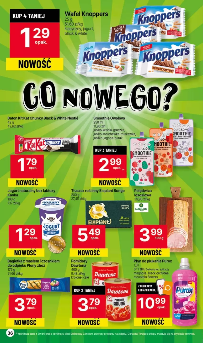 Gazetka promocyjna Delikatesy Centrum - Gazetka DC42 czw-sr - ważna 26.10 do 01.11.2023 - strona 36 - produkty: Smoothie, Sos