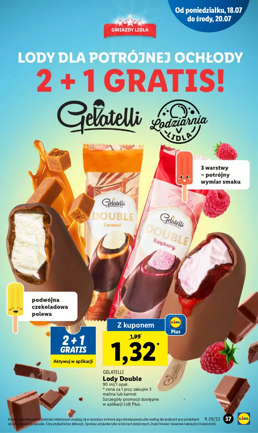 Gazetka promocyjna Lidl - GAZETKA - ważna 18.07 do 20.07.2022 - strona 37 - produkty: Gra, Lody