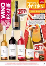 Gazetka promocyjna Topaz - Gazetka - Gazetka - ważna od 31.05 do 31.05.2023 - strona 9 - produkty: Winiarnia Zamojska, Sok, Syrop, Prosecco, Wino, Grejpfrut