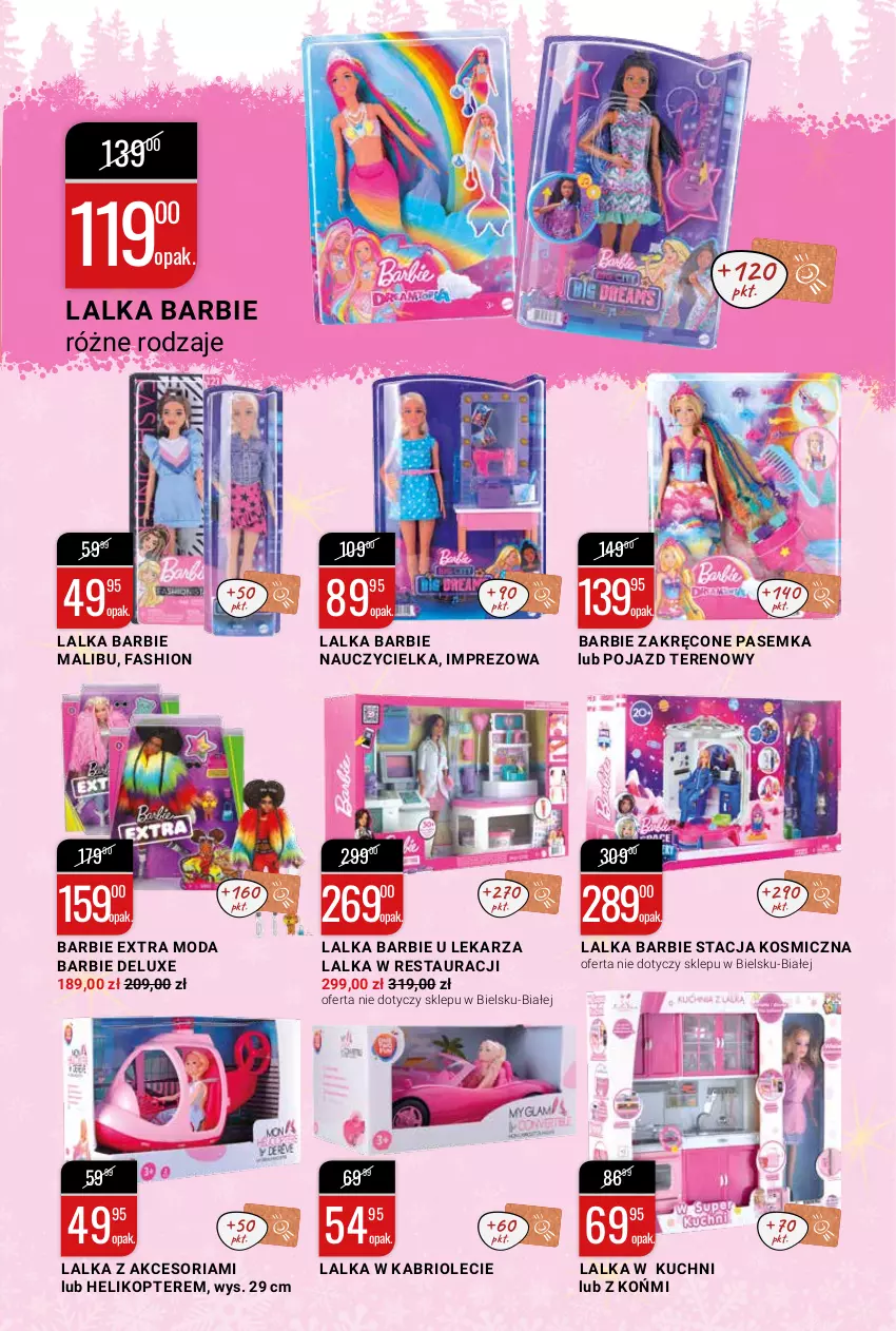 Gazetka promocyjna Bi1 - Zabawkowa kraina - ważna 03.11 do 16.11.2021 - strona 5 - produkty: Barbie, Fa, Helikopter, Lalka, Malibu, Moda, Pojazd