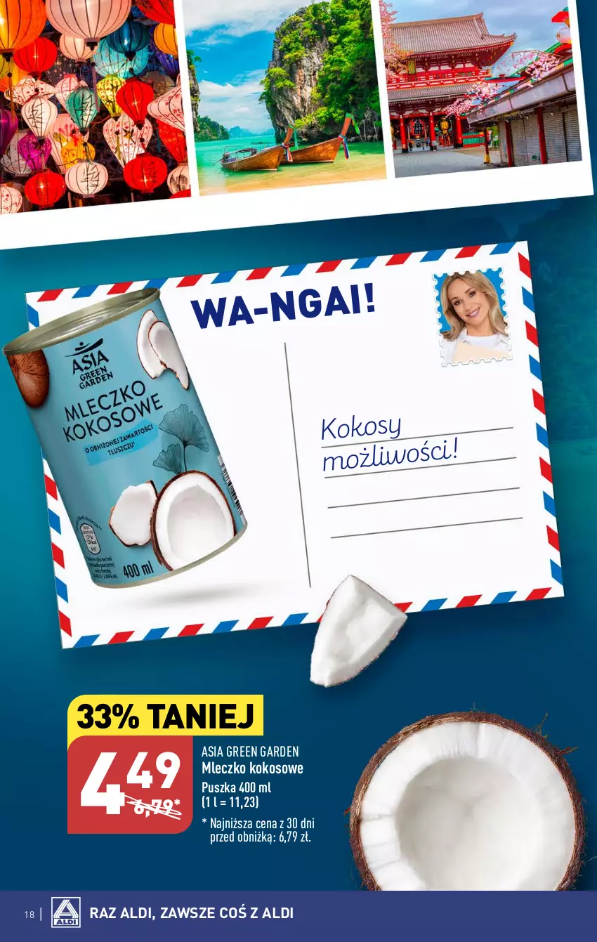 Gazetka promocyjna Aldi - Pełna oferta - ważna 31.07 do 05.08.2023 - strona 18 - produkty: Kokos, Mleczko