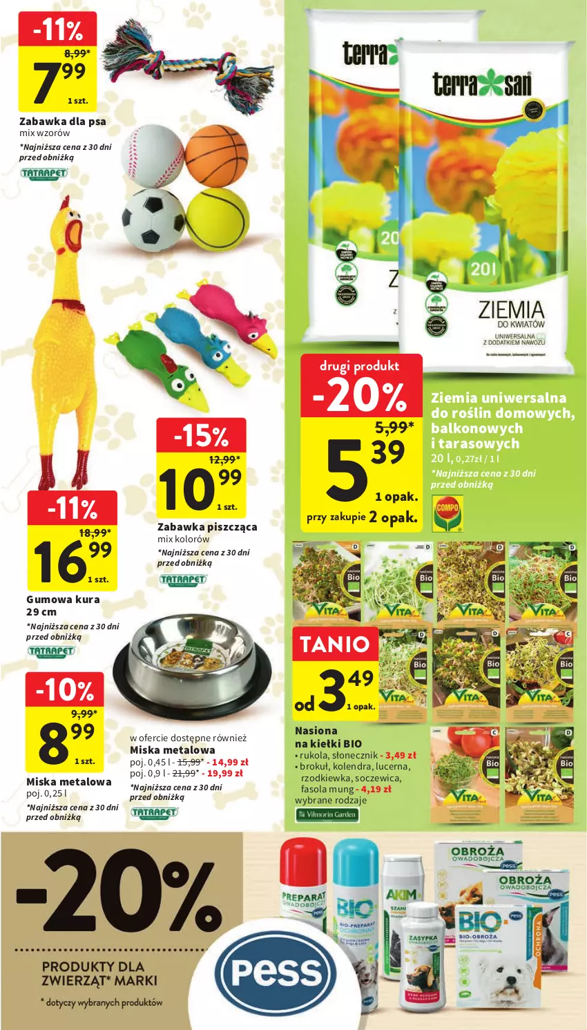 Gazetka promocyjna Intermarche - Gazetka Intermarche - ważna 07.09 do 13.09.2023 - strona 37 - produkty: Fa, Fasola, Kiełki, Kolendra, Miska, Rukola, Rzodkiewka, Zabawka