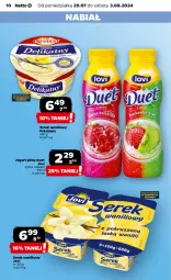 Gazetka promocyjna Netto - Artykuły spożywcze - Gazetka - ważna od 03.08 do 03.08.2024 - strona 10 - produkty: Ser, Jogurt, Président, Serek, Jogurt pitny