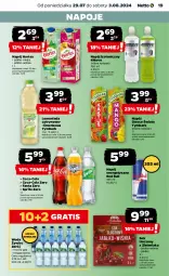 Gazetka promocyjna Netto - Artykuły spożywcze - Gazetka - ważna od 03.08 do 03.08.2024 - strona 19 - produkty: Sok, Gra, Napój energetyczny, Lemoniada, Red Bull, Coca-Cola, Napoje, Napój izotoniczny, Tymbark, Fanta, Owoce, Woda, Sprite, Napój, Mięta, Hortex, Fa