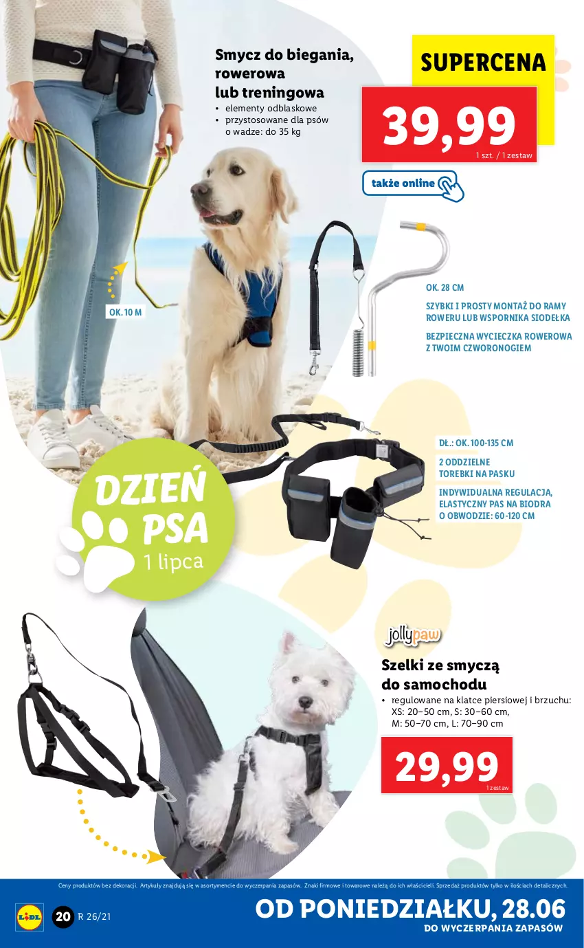 Gazetka promocyjna Lidl - GAZETKA - ważna 28.06 do 03.07.2021 - strona 20 - produkty: Piec, Por, Rower, Smycz