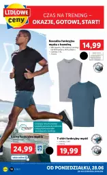 Gazetka promocyjna Lidl - GAZETKA - Gazetka - ważna od 03.07 do 03.07.2021 - strona 10 - produkty: Szorty, Kosz, T-shirt, Koszulka, Koszulka funkcyjna, LG