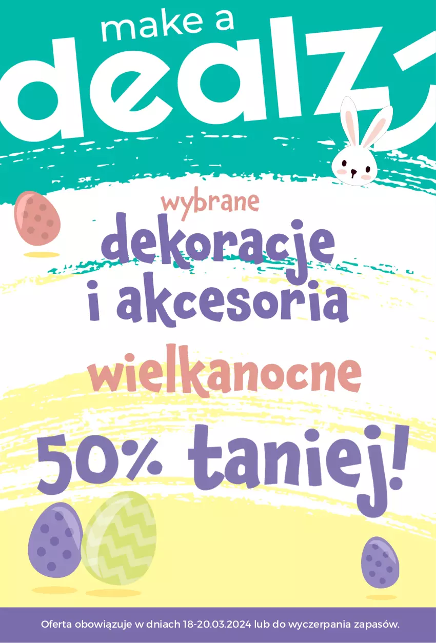 Gazetka promocyjna Dealz - 50% TANIEJ! - ważna 18.03 do 20.03.2024 - strona 1